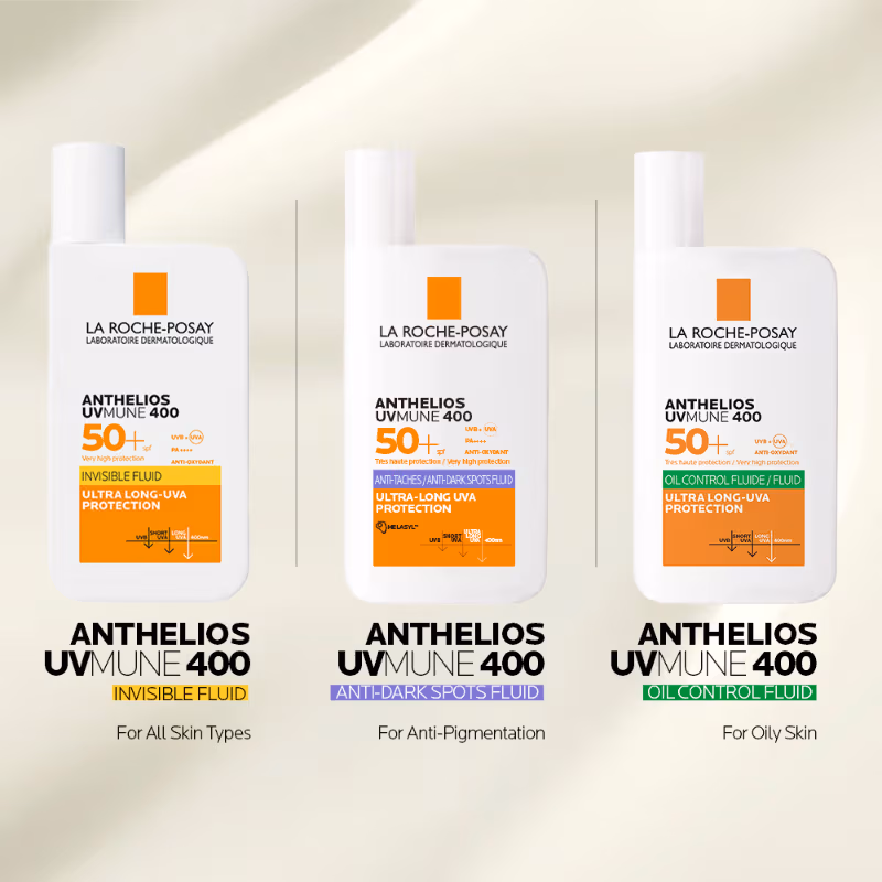 La Roche-Posay - Anthelios UVMUNE400 - Oil Control SPF50+, Mattifying Sunscreen for Oily Skin.