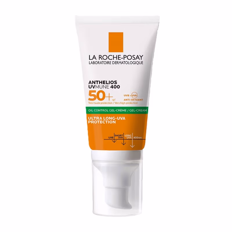 La Roche-Posay - Anthelios UVMUNE400 - Oil Control Gel Cream SPF50+, Sunscreen For Oily, Acne-Prone Skin
