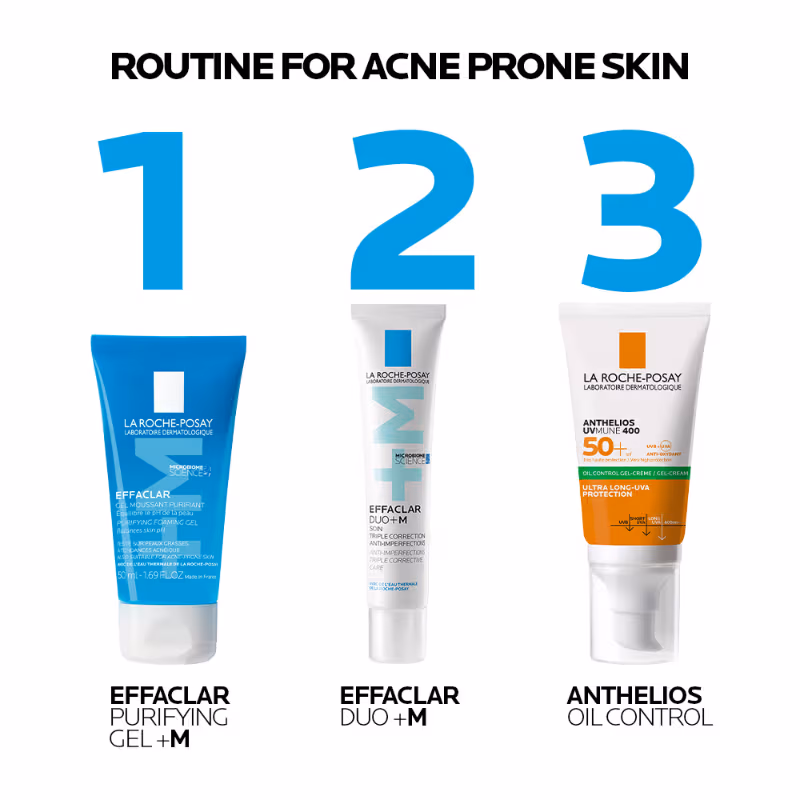 La Roche-Posay - Anthelios UVMUNE400 - Oil Control Gel Cream SPF50+, Sunscreen For Oily, Acne-Prone Skin