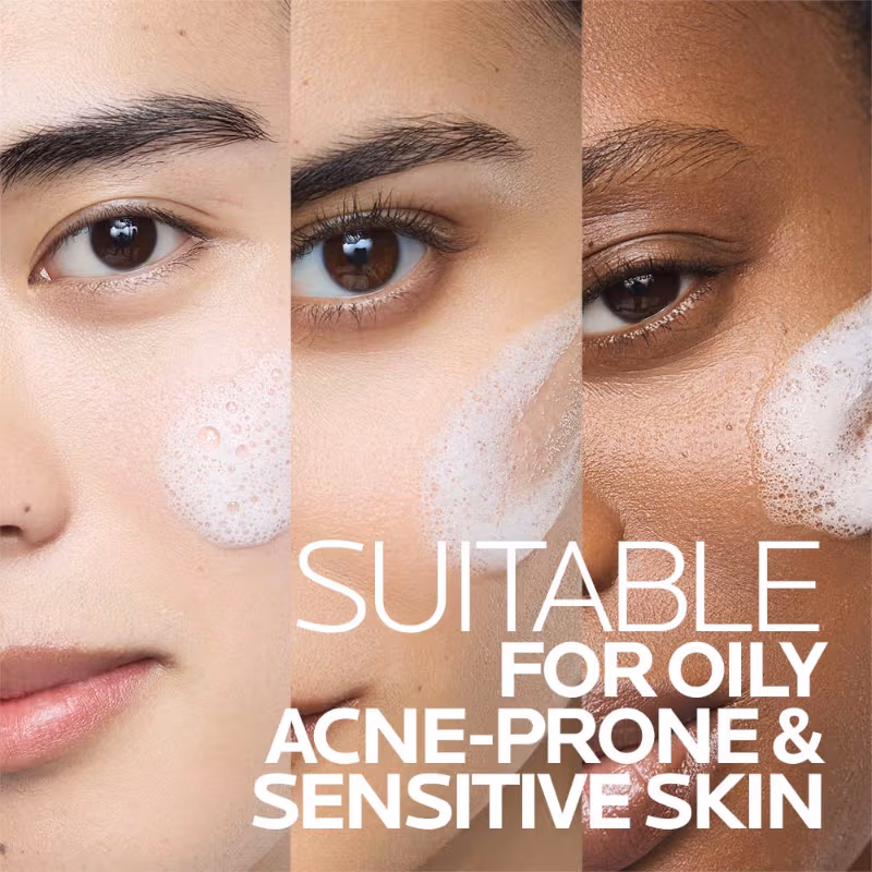 La Roche-Posay - Effaclar Purifying Anti-Acne - Gel Face wash, - Gentle Cleanser for Oily, Acne Prone skin