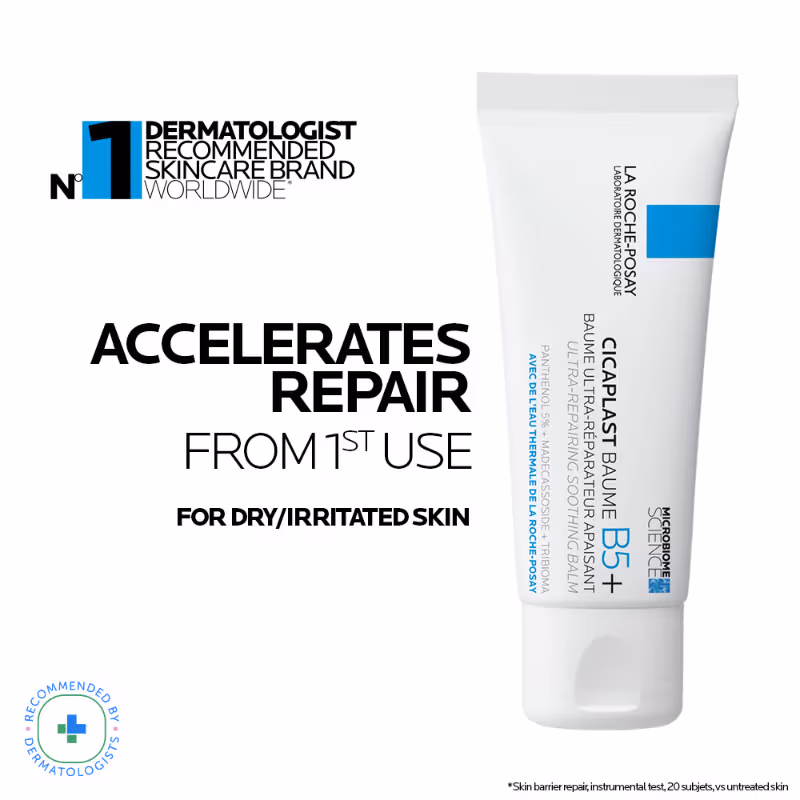 La Roche-Posay - Cicaplast Baume B5+ Repair Moisturizer Balm, - Soothing cream for Dry, Sensitive Skin