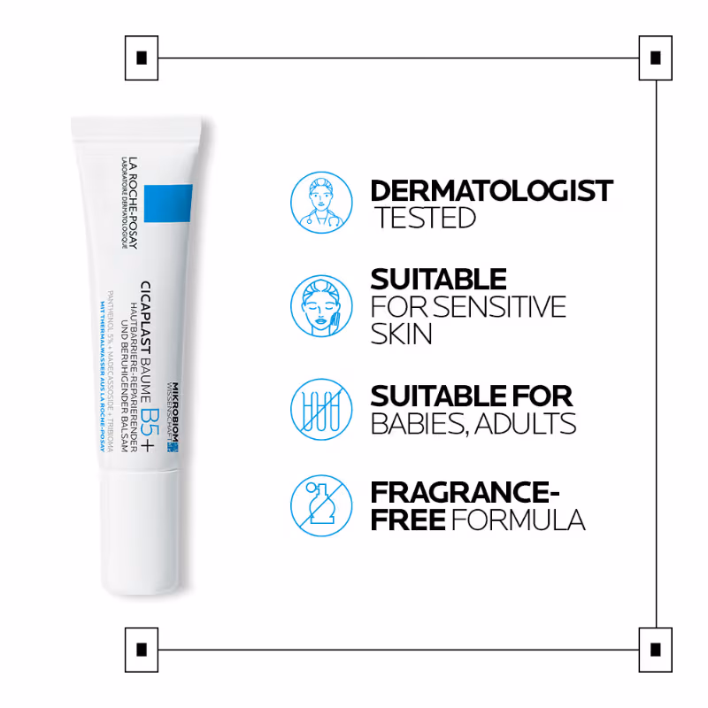 La Roche-Posay - Cicaplast Baume B5+ Repair Moisturizer Balm, - Soothing cream for Dry, Sensitive Skin