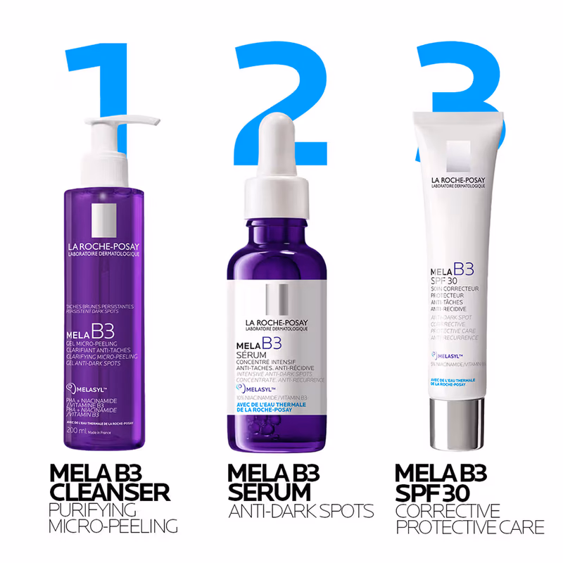 La Roche-Posay - Mela B3 SPF30, - Anti-Dark Spots Moisturiser & Broad-Spectrum Sunscreen with Melasyl
