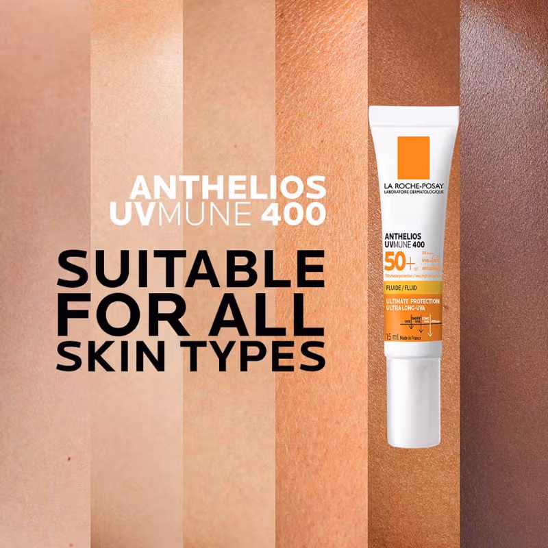 La Roche-Posay - Anthelios UVMUNE400 - Invisible Fluid SPF50+ Ultra-light Sunscreen for Sensitive Skin