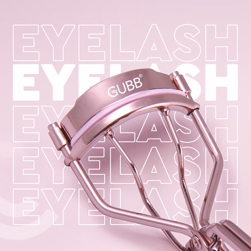 Gubb - Eyelash Curler - For Women, Eye Makeup Tool - Rose Gold