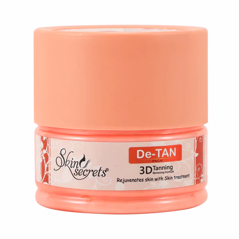 Skin Secrets - De-Tan Pack - with Saffron Extract for Instant Tan Removal