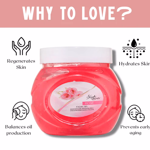 Skin Secrets - Facial Massage Gel - Rose