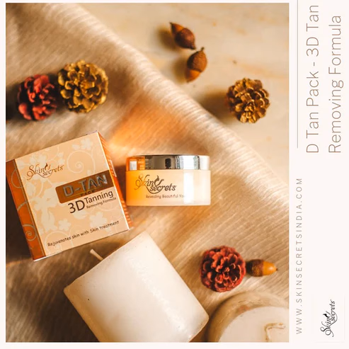 Skin Secrets - De-Tan Pack - with Saffron Extract for Instant Tan Removal
