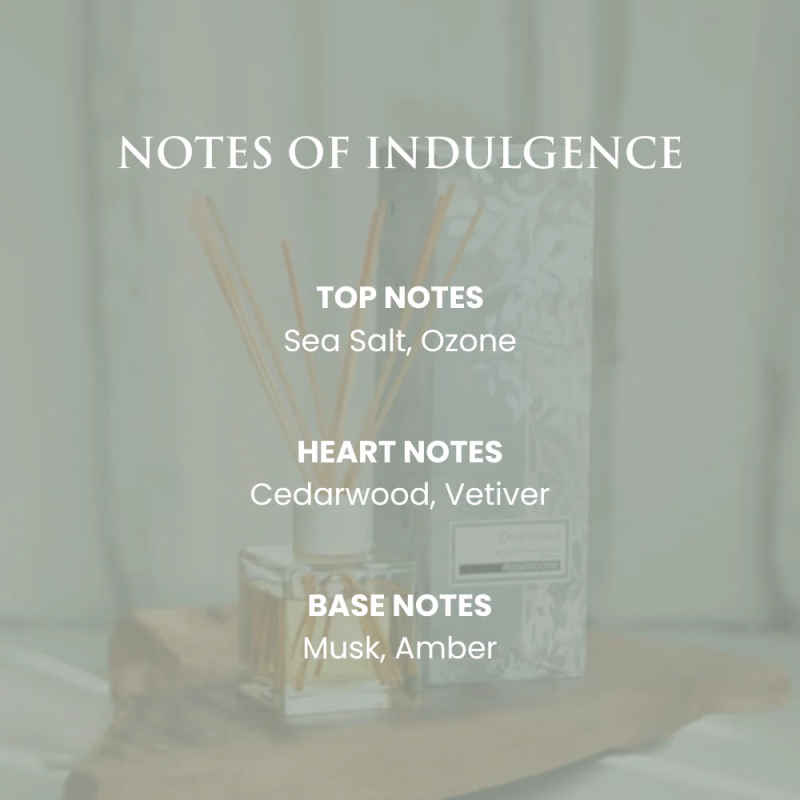 Rosemoore - Driftwood - Scented  Reed Diffuser