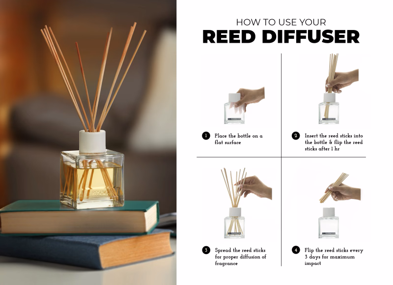 Rosemoore - Driftwood - Scented  Reed Diffuser