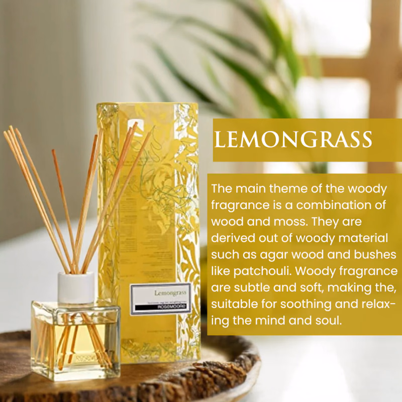 Rosemoore - Lemongrass - Scented Reed Diffuser
