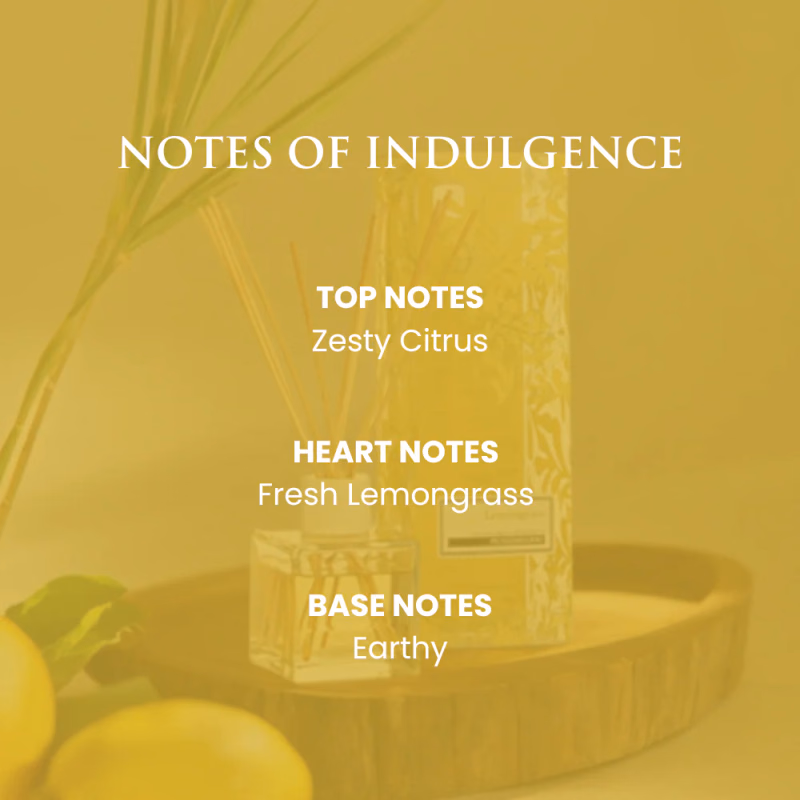 Rosemoore - Lemongrass - Scented Reed Diffuser