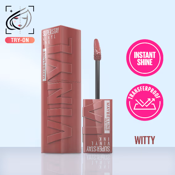 Maybelline New York - Witty - Super Stay - Vinyl Ink Liquid Lipstick,