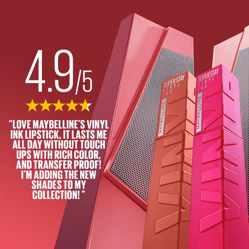 Maybelline New York - Sultry - Super Stay - Vinyl Ink Liquid Lipstick,
