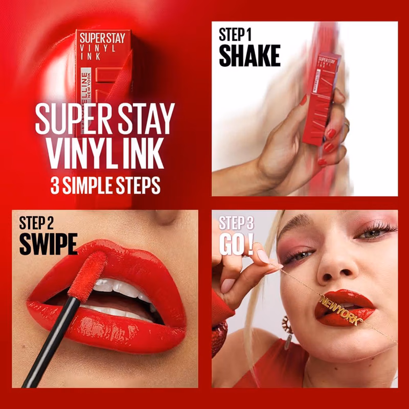 Maybelline New York - Sultry - Super Stay - Vinyl Ink Liquid Lipstick,