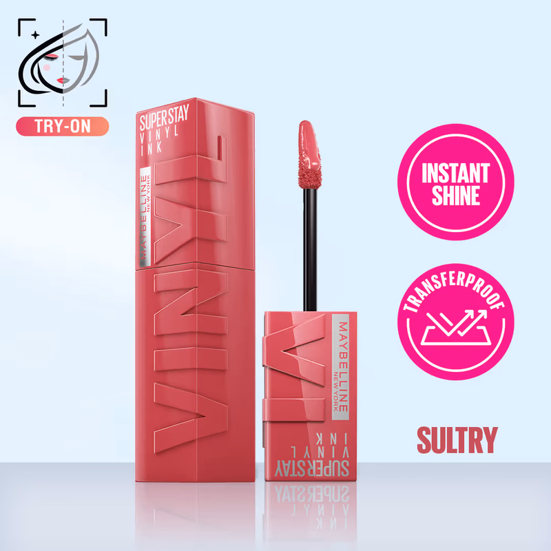 Maybelline New York - Sultry - Super Stay - Vinyl Ink Liquid Lipstick,