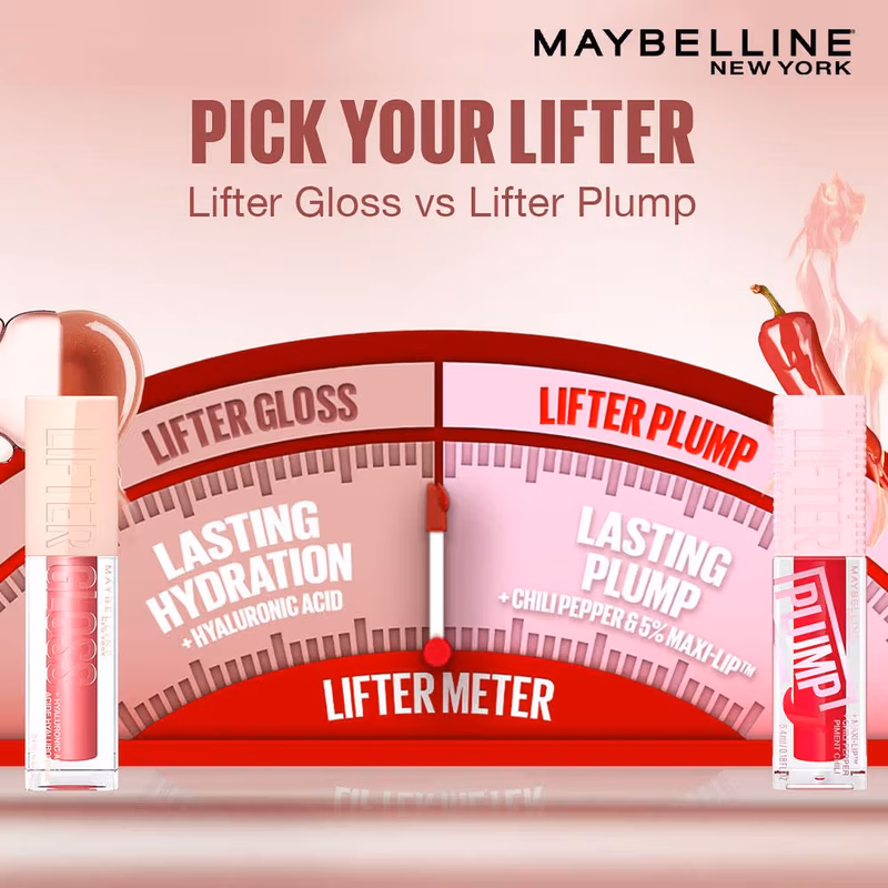 Maybelline New York - Moon - Lifter Gloss ,- Tinted Lip Gloss With Hyaluronic Acid