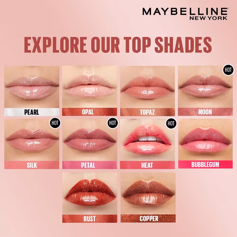 Maybelline New York - Petal - Lifter Gloss ,- Tinted Lip Gloss With Hyaluronic Acid