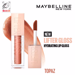 Maybelline New York - Topaz - Lifter Gloss ,- Tinted Lip Gloss With Hyaluronic Acid