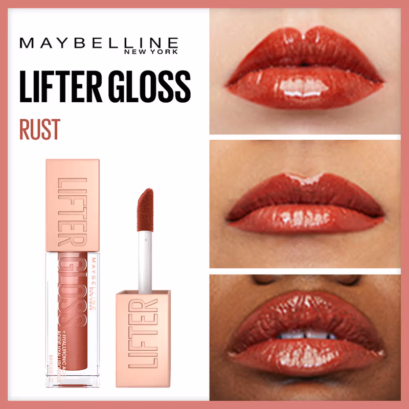 Maybelline New York - Rust - Lifter Gloss ,- Tinted Lip Gloss With Hyaluronic Acid