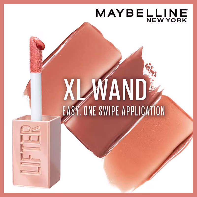 Maybelline New York - Rust - Lifter Gloss ,- Tinted Lip Gloss With Hyaluronic Acid
