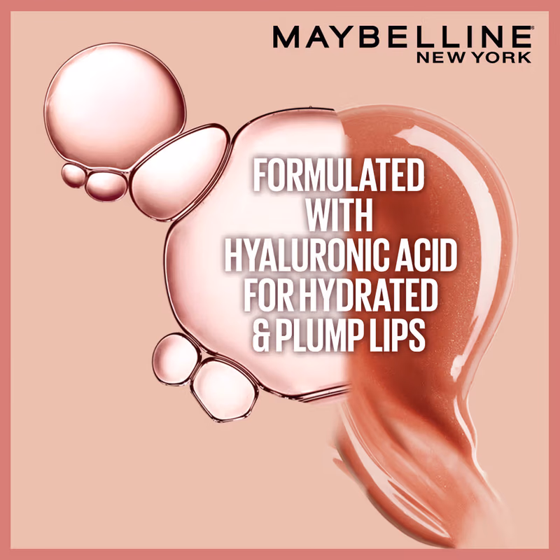 Maybelline New York - Copper - Lifter Gloss ,- Tinted Lip Gloss With Hyaluronic Acid