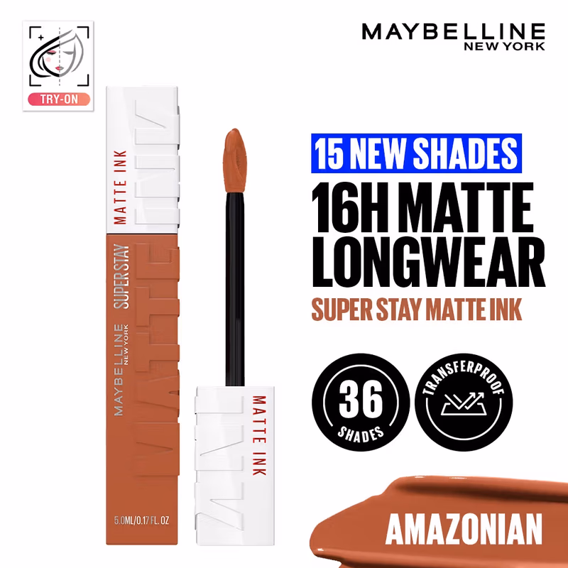 Maybelline New York - Amazonian - Super Stay Matte Ink Liquid Lipstick