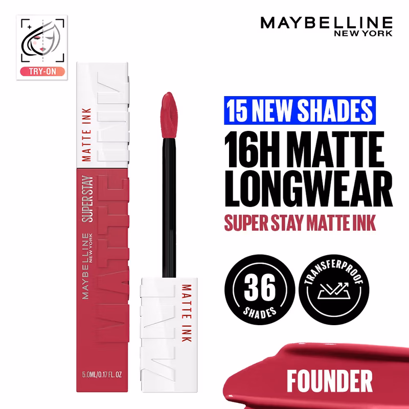 Maybelline New York - Founder - Super Stay Matte Ink Liquid Lipstick