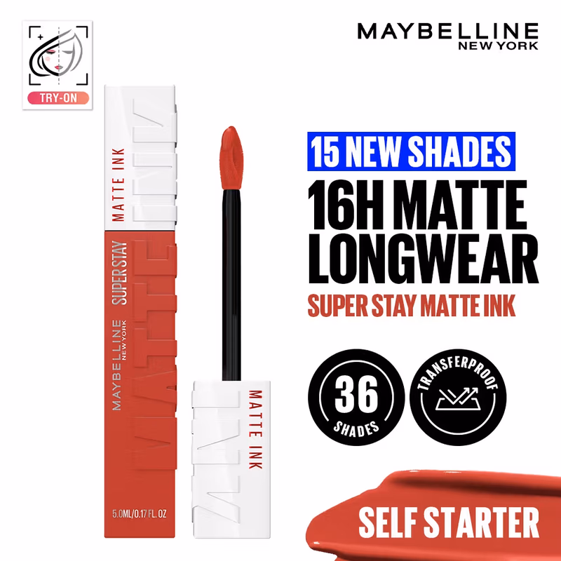 Maybelline New York - Self-Starter - Super Stay Matte Ink Liquid Lipstick