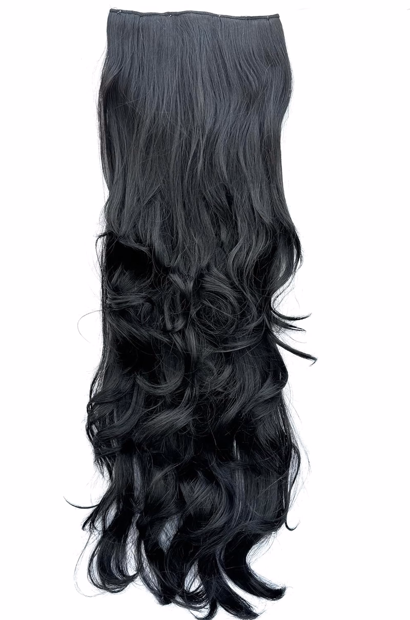 Hair-O-Manla - JB-5 - Premium Hair Extension - Long Wavy/Curly Hairs - Wigs for Women