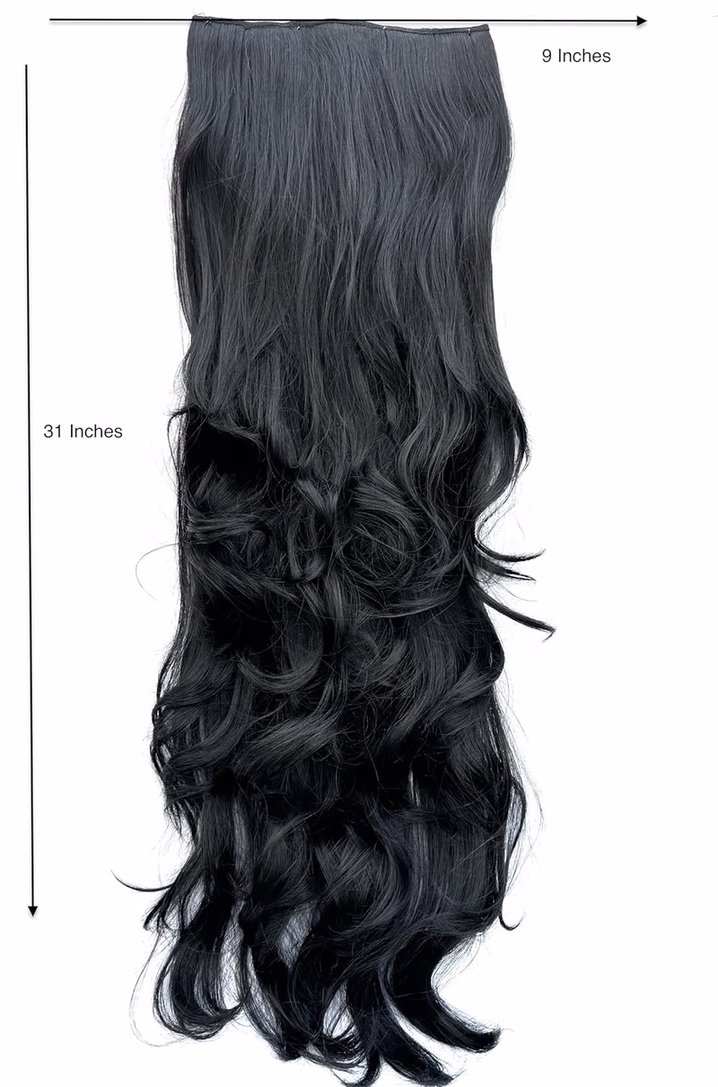 Hair-O-Manla - JB-5 - Premium Hair Extension - Long Wavy/Curly Hairs - Wigs for Women