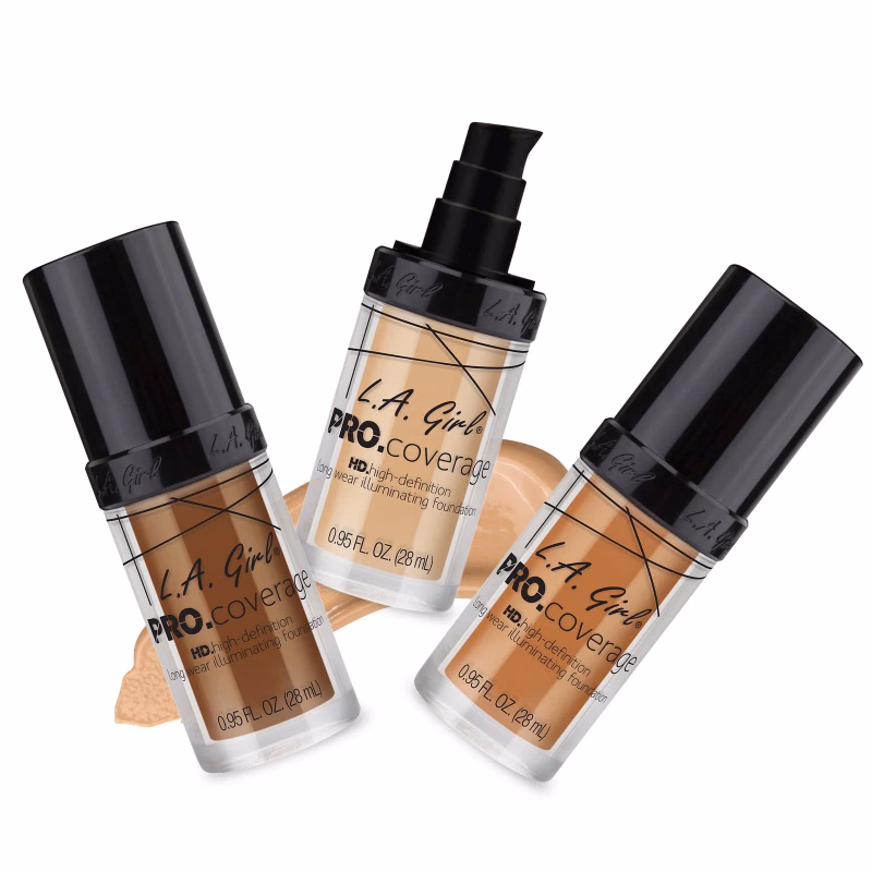 L.A Girl - Porcelain - Pro Coverage - HD Illuminating Liquid Foundation