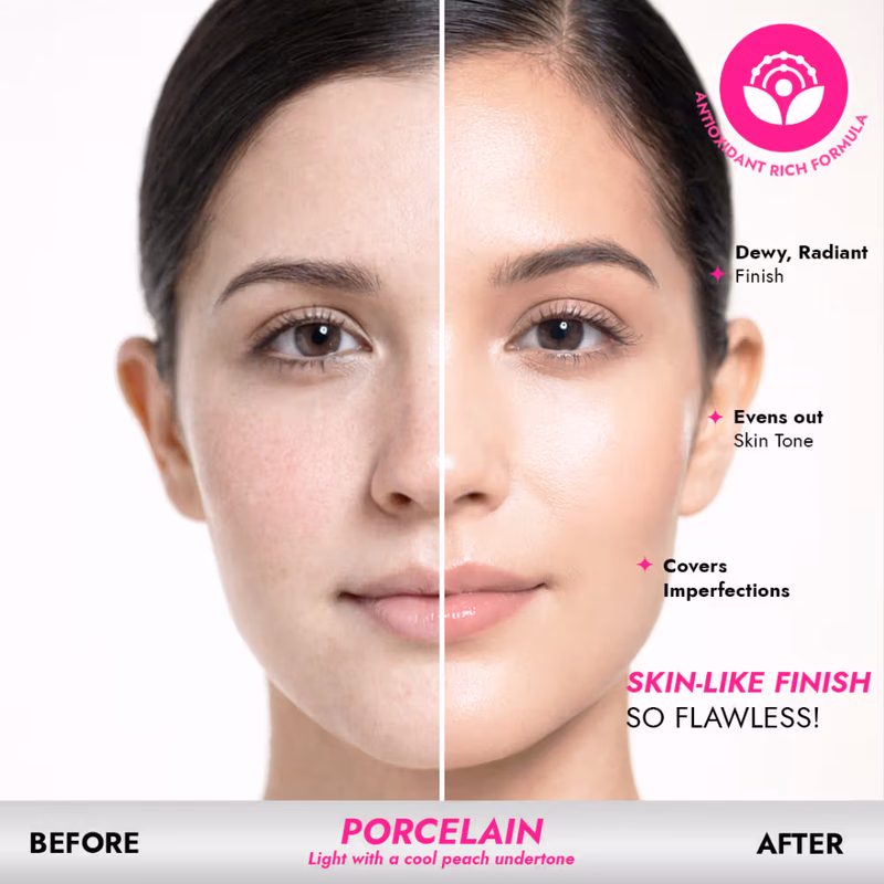 L.A Girl - Porcelain - Pro Coverage - HD Illuminating Liquid Foundation