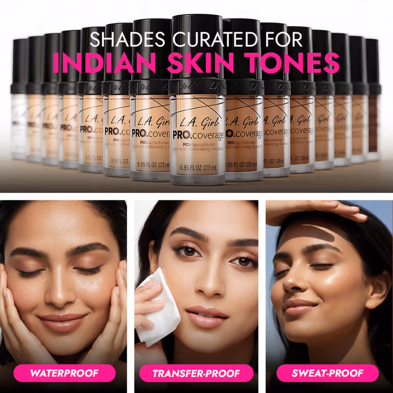 L.A Girl - White-lightener - Pro Coverage - HD Illuminating Liquid Foundation