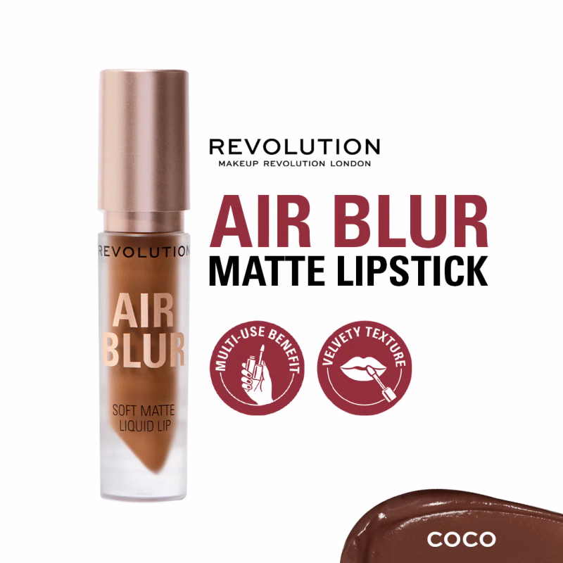 Makeup Revolution - Coco - Air Blur - Matte Liquid Lipstick