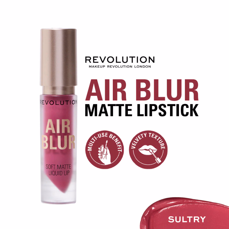 Makeup Revolution - Sultry - Air Blur - Matte Liquid Lipstick