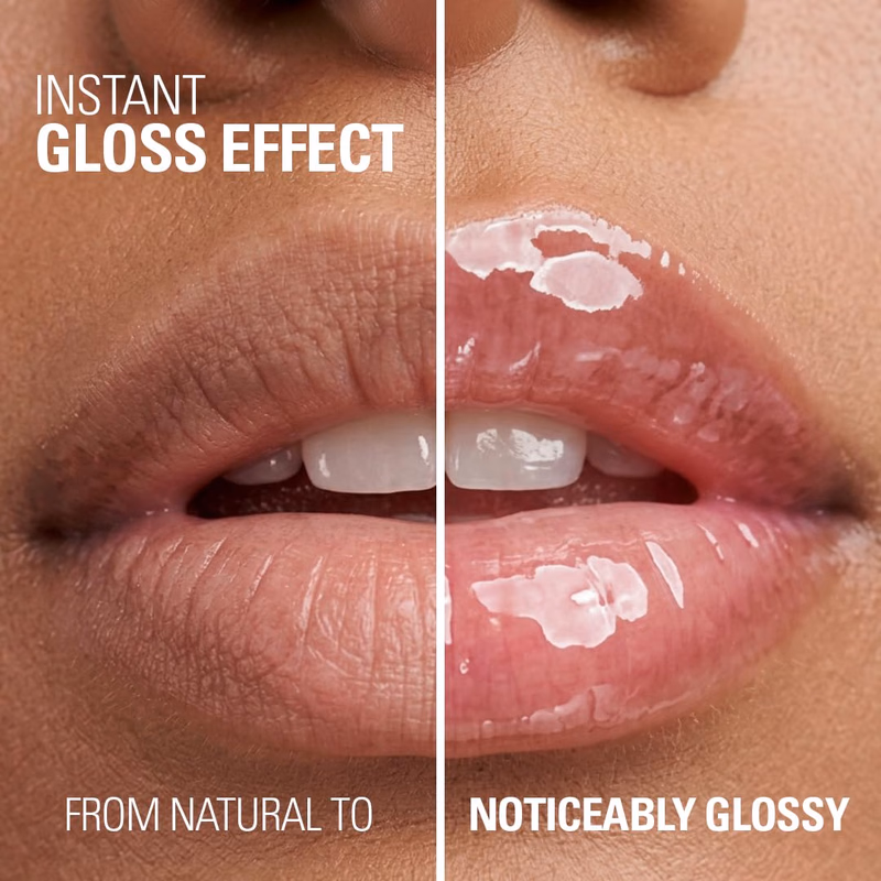 Makeup Revolution - Pink Marshmallow - Shine Gloss Lip Gloss - High Shine Non-Sticky Lip Gloss for Women