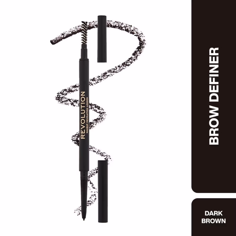 Makeup Revolution - Dark Brown - Precise Brow Pencil