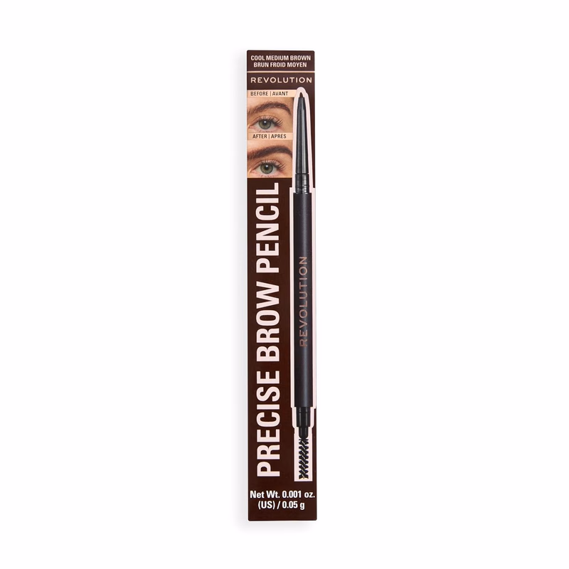 Makeup Revolution - Medium Brown - Precise Brow Pencil