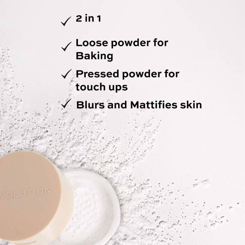 Makeup Revolution - IRL Soft Focus 2 in 1 - Powder Translucent
