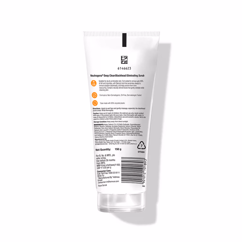 Neutrogena - Scrub - Deep Clean Blackhead Eliminitaing