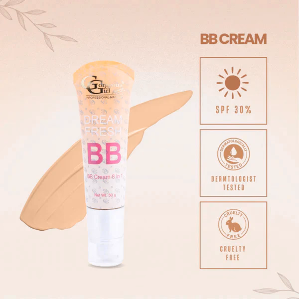 Gorgeous Girl - 01 - BB Cream SPF 30- for Light Makeup Glow