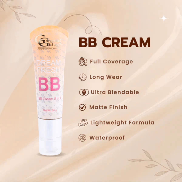 Gorgeous Girl - 02 - BB Cream SPF 30- for Light Makeup Glow