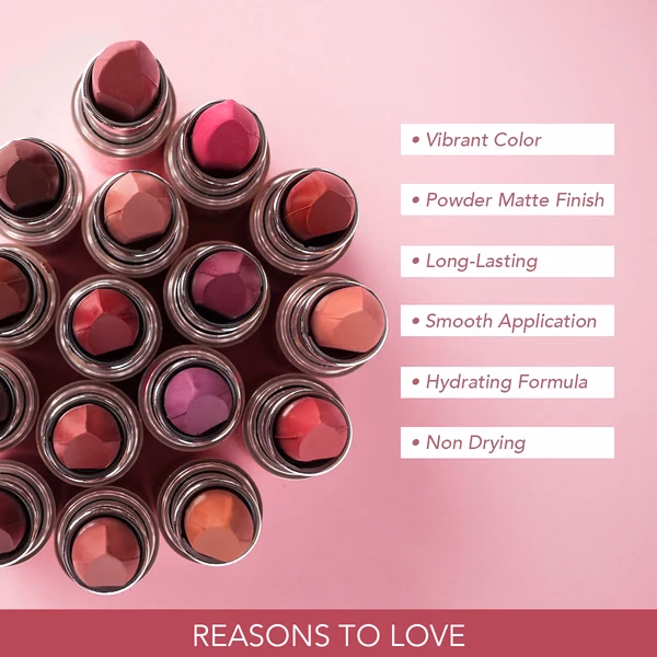 Lotus Makeup - Too Much Drama - Ecostay Powder Matte Lipcolor