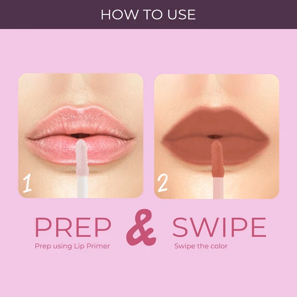Lotus MakeUp - Spiced Fudge - Proedit Prep And Swipe Lip Color