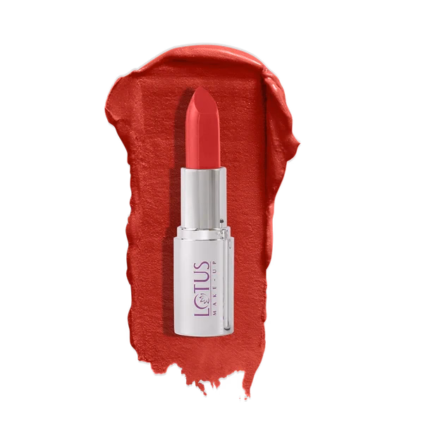 Lotus MakeUp - Tangy Red - Ecostay Butter Matte Lip Color