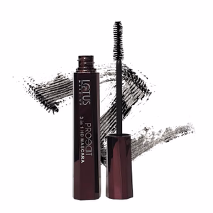 Lotus Makeup - Volumizing, Lengthening & Curling - Proedit - 3 in 1 HD Mascara-Smudge Proof