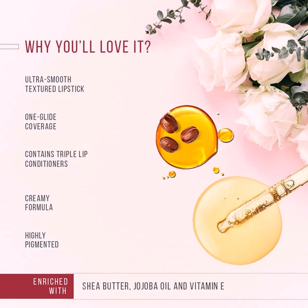 Lotus MakeUp - Rose - Ecostay - Natural Matte Lip Color