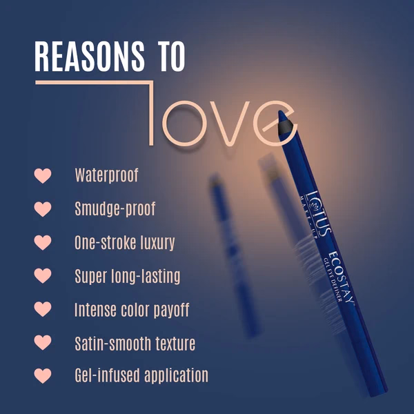 Lotus MakeUp - Blue Sapphire - Ecostay-Longlasting Gel Eye Definer