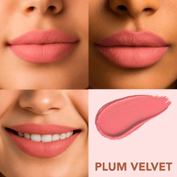 Lotus Make-up - Plum Velvet - Ecostay-Lip Velvet Matte Lip Color with Retinol